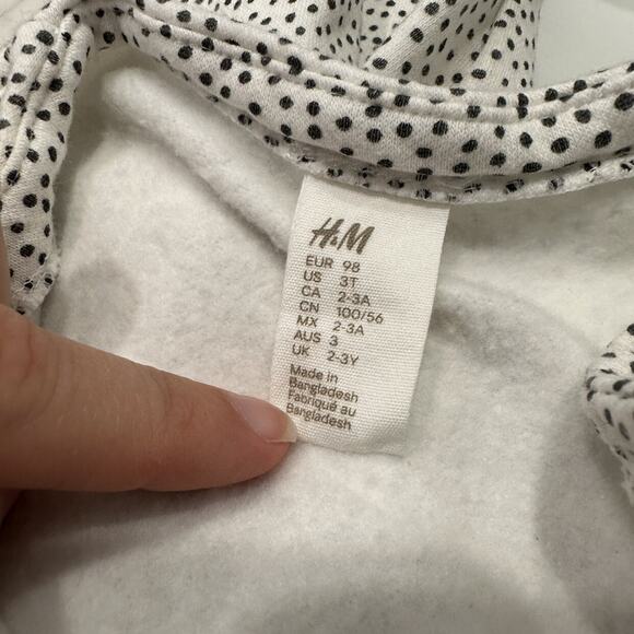 H&M Black & White Polka Dot Ruffle Romper - Picture 8 of 9